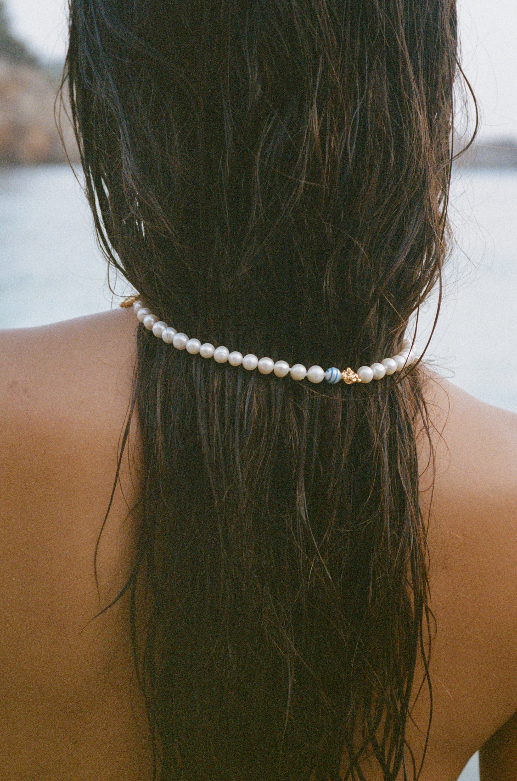 Vsco girl sale necklace pearl