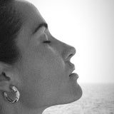 The Classic Organic Hoops | Silver