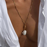 The Eternity Baroque Pearl Necklace - BIG