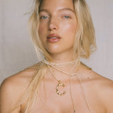 The Satin Silk Cord  | Long  |  Ivory