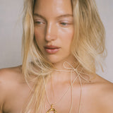 The Satin Silk Cord  | Long  |  Ivory