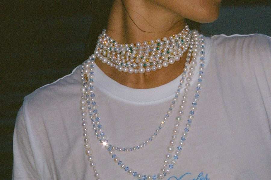 The Sunset Pearl Necklace