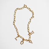 The Letter Pendant Charm Necklace - 4 Pendants