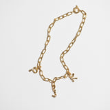 The Letter Pendant Charm Necklace - 3 Pendants