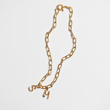 The Letter Pendant Charm Necklace - 2 Pendants