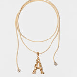 The Satin Silk Cord  | Long  |  Ivory