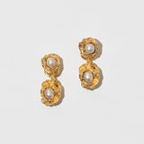 The Classic Double Dot Pearl Earring