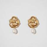 The Golden Pendant Earrings