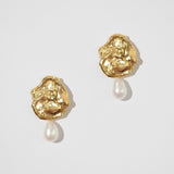 The Golden Pendant Earrings