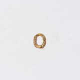 The Scarf Pearl Letter Pendant - Creme White