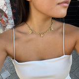 The Letter Pendant Charm Necklace - 2 Pendants