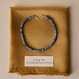 The Opal Necklace with silver S-Clasp - Short