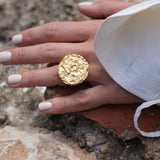 The Golden Plaque Ring