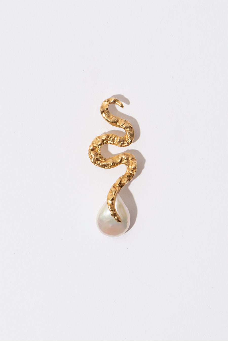 The Snake Pearl Earring